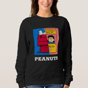 Sweatshirt cacahuètes   Snoopy & Lucy Half & Half