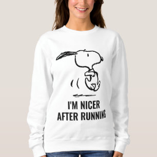 Sweatshirt cacahuètes Snoopy Running