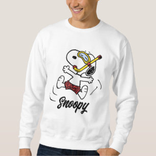 Sweatshirt cacahuètes Snoopy Scuba Diver