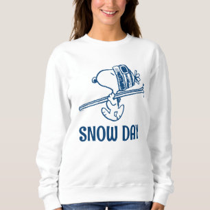 Sweatshirt cacahuètes Snoopy Ski Trip