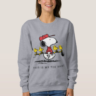Sweatshirt cacahuètes Snoopy, Woodstock & Friends Golf