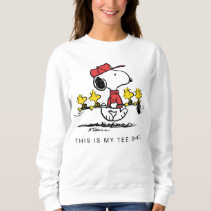 Sweatshirt cacahuètes   Snoopy, Woodstock & Friends Golf