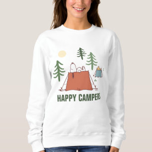Sweatshirt cacahuètes Snoopy & Woodstock Happiness is Campi