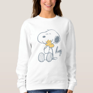 Sweatshirt cacahuètes   Snoopy & Woodstock Hug