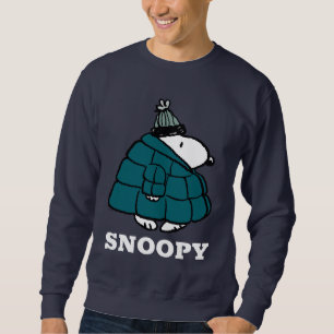 Sweatshirt cacahuètes   Veste Snoopy Winter Puffer