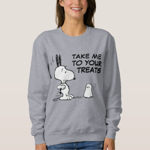 Sweatshirt cacahuètes Woodstock Scares Snoopy