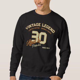 Sweatshirt Cadeau d'anniversaire d'année de millésime et d'âg