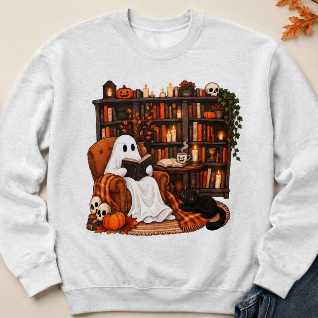 Sweatshirt Cadeau de professeur de bibliothécaire Halloween l (Créateur téléchargé)