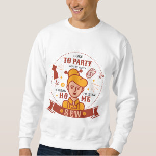Sweatshirt Cadeau drôle vintage de Quilter pour l'ouvrière