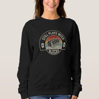Sweatshirt Cadeau Mécanique Vintage Retro Je Joue Toujours Av