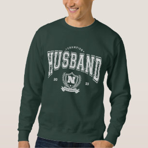 Sweatshirt Cadeau personnalisé mari championne drôle homme