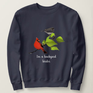 Sweatshirt Cadeau pour l'observateur de jardin / Cardinal sur