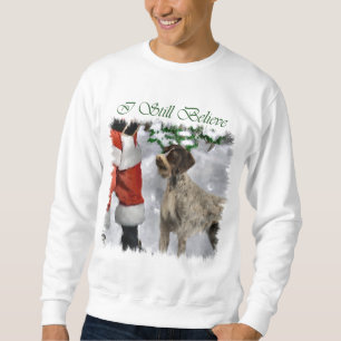 Sweatshirt Cadeaux à poils durs allemands de Noël