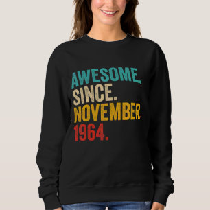 Sweatshirt Cadeaux de 58 Ans 58e Anniversaire stupéfiant depu