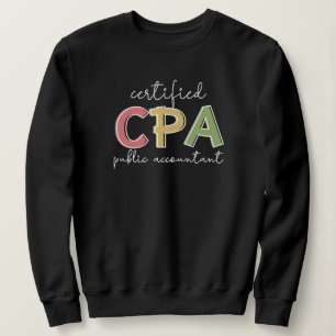 Sweatshirt Cadeaux de comptabilité publique certifiés CPA