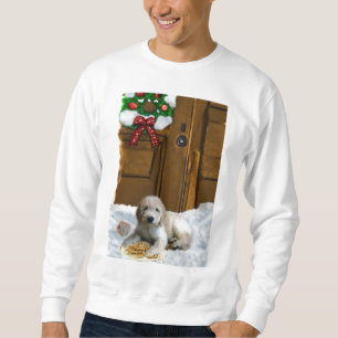 Sweatshirt Cadeaux de Noël de Goldendoodle