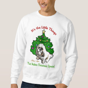 Sweatshirt Cadeaux de Noël de Lhasa Apso