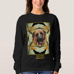 Sweatshirt Cadre Fleur Bloodroot Blanc Créez votre propre pho