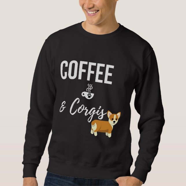 Sweatshirt Café Et Corgi (Devant)