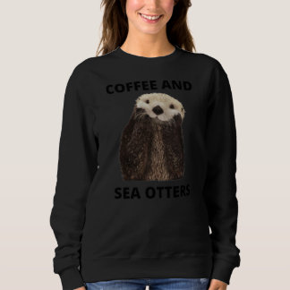 Sweatshirt Café et loutres de mer