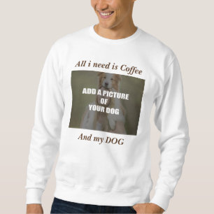 Sweatshirt Café et mon Oreiller de chien