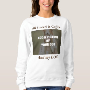 Sweatshirt Café et mon Oreiller de chien