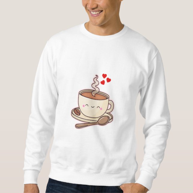 Sweatshirt Café et réfrigération (Devant)