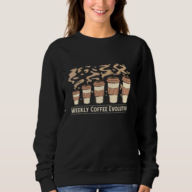 Sweatshirt Café Évolution Café (Devant)