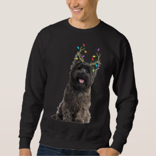 Sweatshirt Cairn Terrier Reindeer Christmas Dog