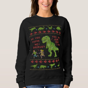 Sweatshirt Calembour laid drôle de dinosaure du chandail T