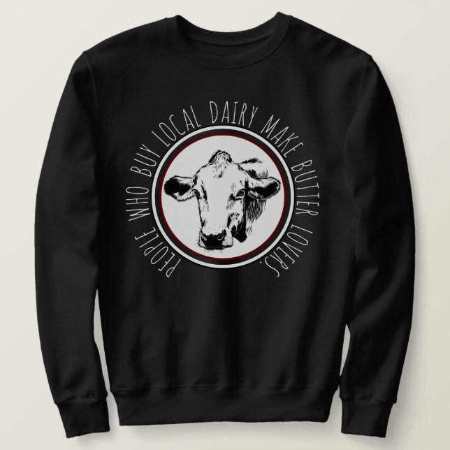 Sweatshirt Calembours faits sur commande d'exploitation (Design devant)
