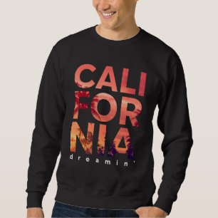 Sweatshirt Californie Dream Summer Los Angeles Pour Hommes Fe