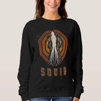 Sweatshirt Calmar Vintage Rétro Classique Amour Animal