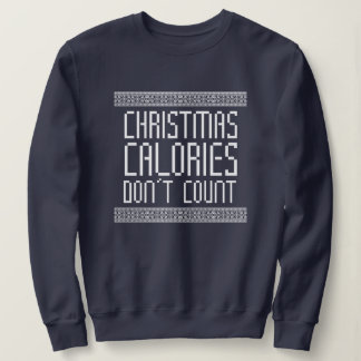 Sweatshirt Calories de Noël
