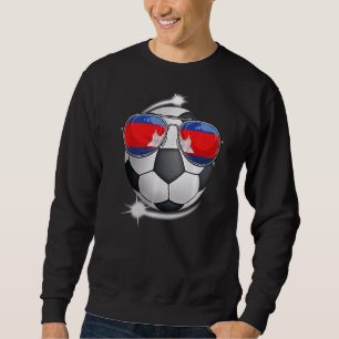 Sweatshirt Cambodge Ventilateur de football Sunglass Soccer c