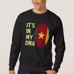 Sweatshirt Cameroun Dans Mon Adn Cameroun Équipe Drapeau Came