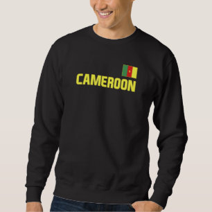 Sweatshirt Cameroun Drapeau camerounais Pride Coun Internatio