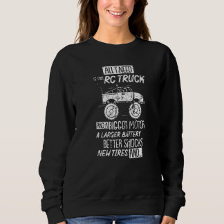 Sweatshirt Camion RC de course de voiture RC disant Voitures
