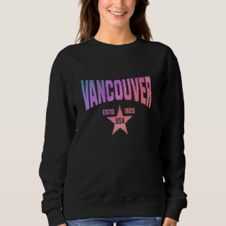 Sweatshirt Camion Souvenir USA Star Vancouver Washington