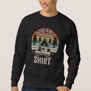Sweatshirt Camionnette de camping rétro vintage mobile