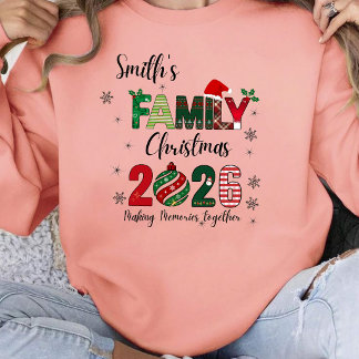 Sweatshirt Camiseta Long-sleeved Christmas T-shirt 2026