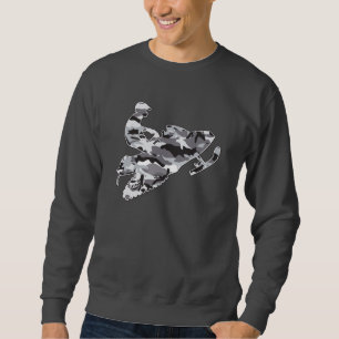 Sweatshirt Camoflage Gray Motoneige