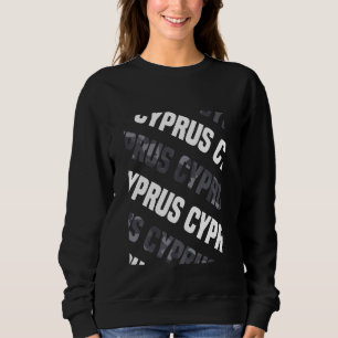 Sweatshirt Camouflage de Chypre Camo Motif Grey