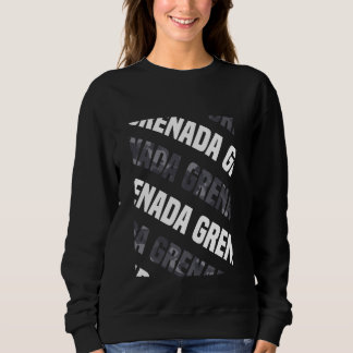 Sweatshirt Camouflage gris Motif Grenade