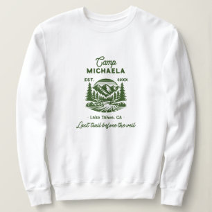 Sweatshirt Camp célibataire dernier sentier avant le voile