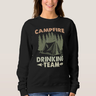 Sweatshirt Campfire Dragon Team Camping Randonnée Extérieur T