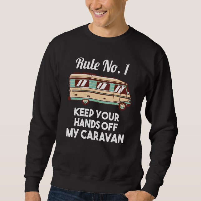 Sweatshirt Camping Caravan (Devant)