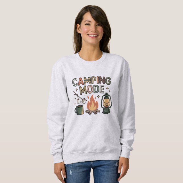 Sweatshirt Camping Mode  (Devant entier)