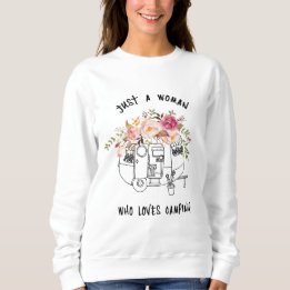 Sweatshirt Camping populaire Cute Vintage Retro