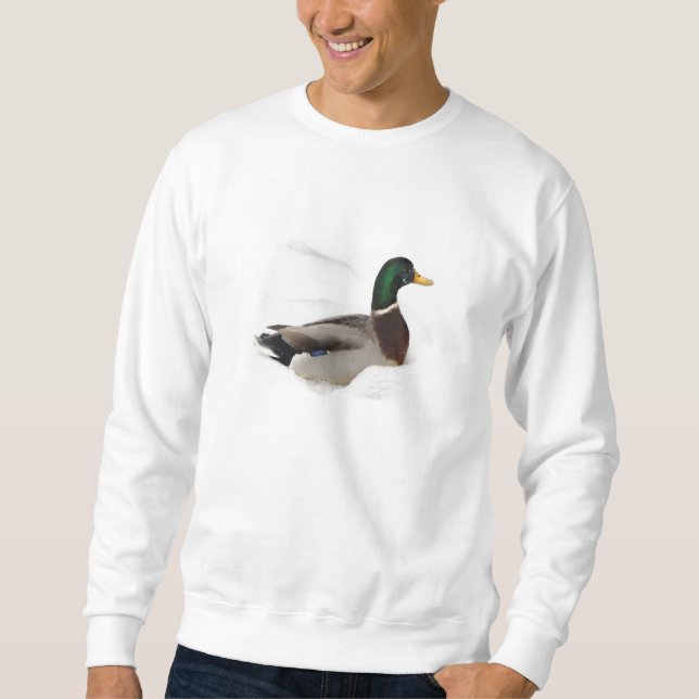 Sweatshirt Canard dans la neige (Devant)